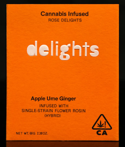 Rose delights - APPLE UME GINGER X SUNSHINE #4-GUMMY-20PK-(100MG THC)-H