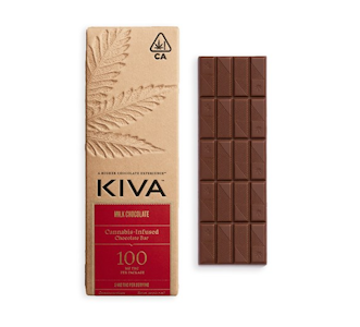 Kiva confections - MILK CHOCOLATE-CHOCOLATE-(100MG THC)