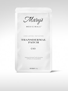Marys medicinals - CBD TRANSDERMAL TOPICAL-PATCH-1G-(20MG CBD/1MG THC)