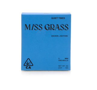 Miss grass - QUIET TIMES-PRE-ROLL PACK-(2G) 5PK-I/S