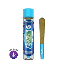 Jeeter - BLUEBERRY KUSH-INFUSED PRE-ROLL-(1G)-I