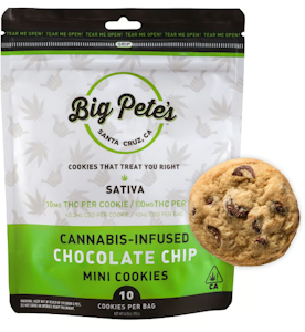 Big pete's - MINI CHOCOLATE CHIP-COOKIES-1OPK-(100MG THC)-S